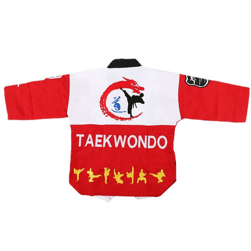 Children's TKD Uniform Long-sleeved Training Performance Costume Style Clothes