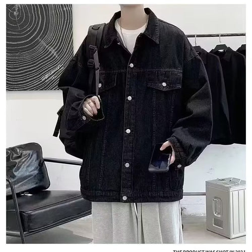 Ins Autumn Loose-fitting Denim Clothes Jacket