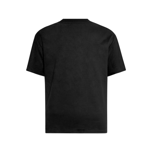 Men's Embroidered Short-sleeved T-shirt With Small Neckline Street Fashion