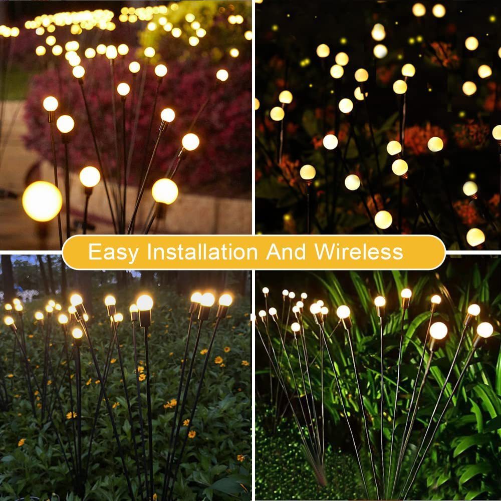 مصباح أرضي هوائي LED على شكل فيرلاي