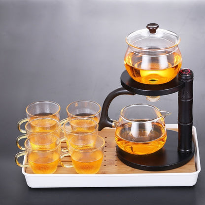 Glass Semi-automatic Fully Automatic Tea Set Suit Lazy Household