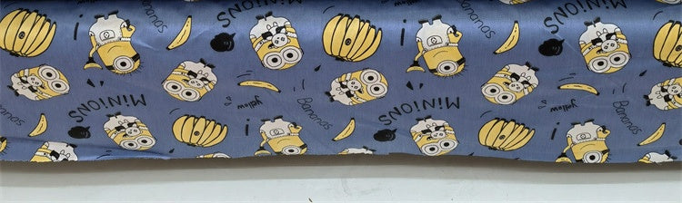 Cartoon Panda And Tiger Cotton Twill