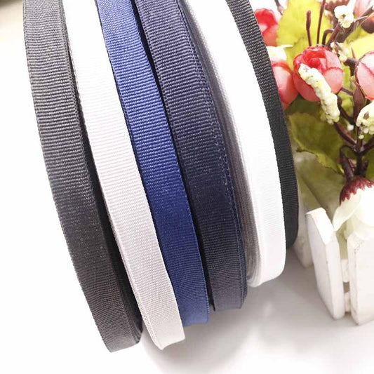 1cm Polyester Plain Weave With Black And White Textile Accessories