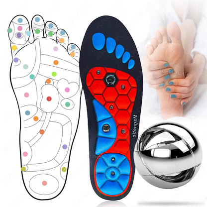 Medical Magnetic Insole Therapy Sports Insoles Orthopedic  Massage Foot Weight Loss Slimming