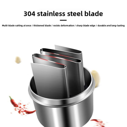 Steel Garlic Vegetable Chopper