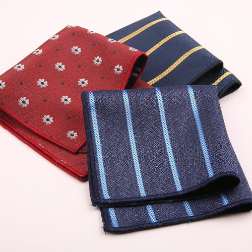 Formal Wear Pocket Square Handkerchief Square Towel Bridegroom Wedding Suit Chest Handkerchief Trendy Striped Plaid