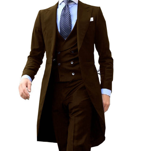 Men's Three-piece Suit Groom Best Wedding Banquet Suit