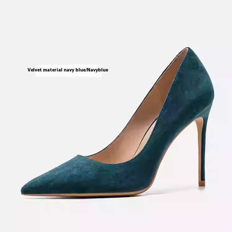 Authentic Leather High Heels Women's Stiletto Heel
