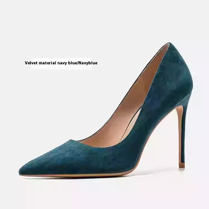 Authentic Leather High Heels Women's Stiletto Heel