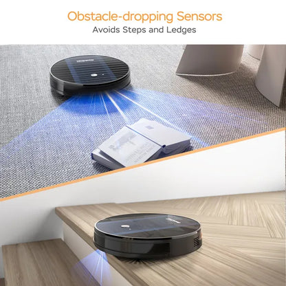 Geek Smart Robot Vacuum Cleaner G6;  Ultra-Thin;  1800Pa Strong Suction;  Automatic Self-Charging;  App Control;  Custom Cleaning;  Great For Hard Floors To Carpets(Banned From Selling On Amazon)