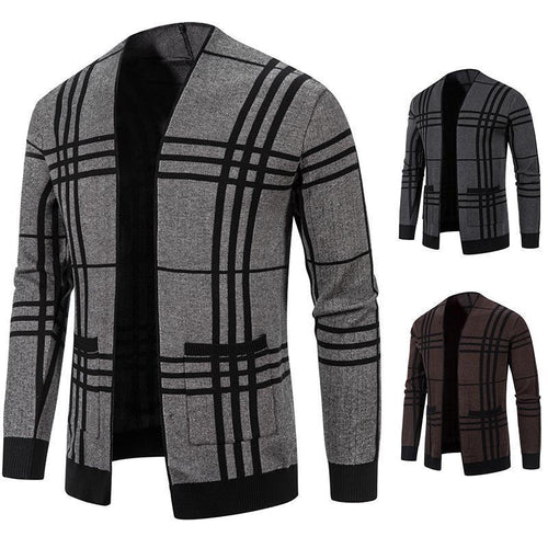 Slim Fit Fashion Personality Men's Sweaters Coat