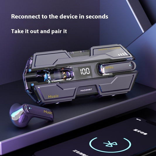 HD Sound Quality Ultra-long Life Battery Power Display G20 Mech Bluetooth Headset