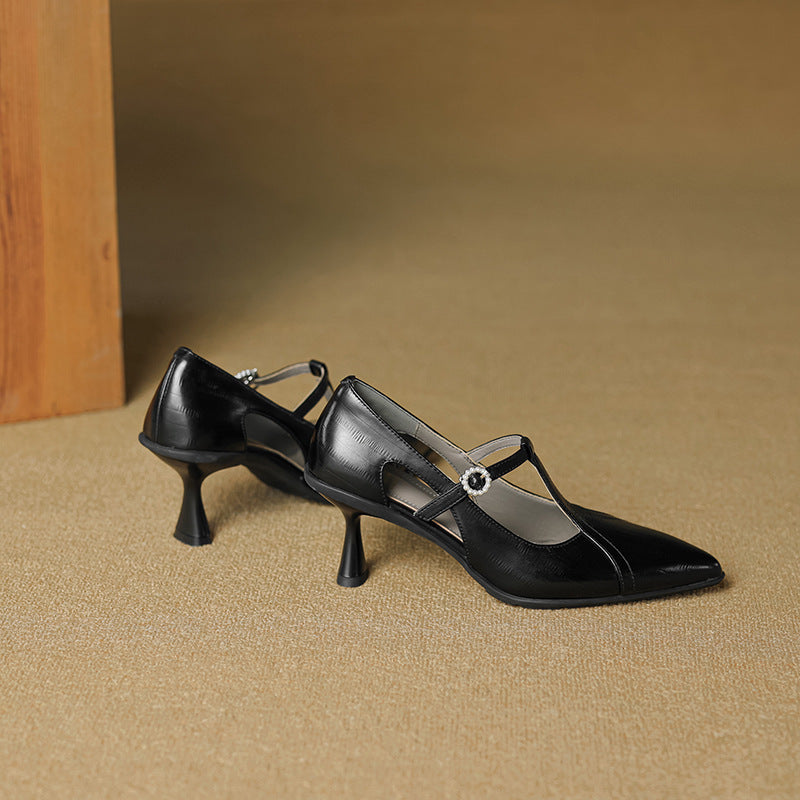 Niche Retro Women's Shoes Sandals For Outerwear