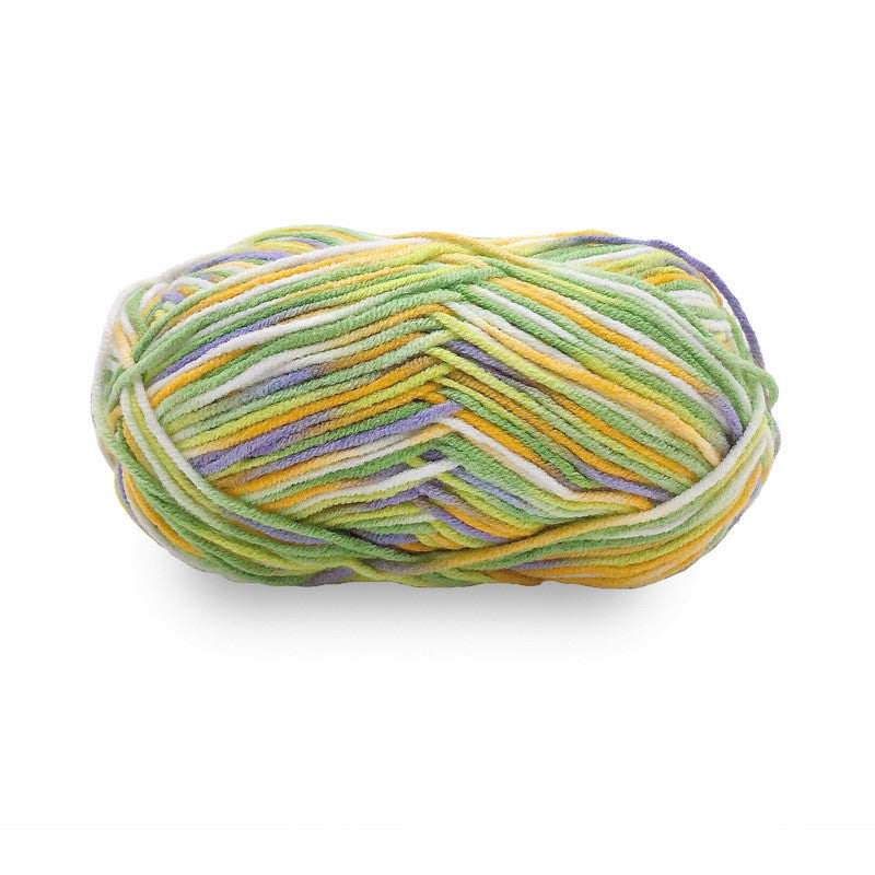 Gradient Color Segment Dyed Milk Cotton Pineapple Bag Knitting Ball Of Yarn