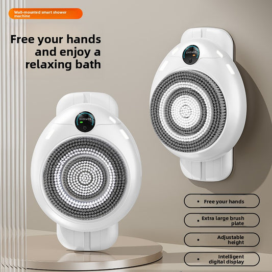 Wall-Mounted Automatic Smart Bath Machine with Removable Electric Brush