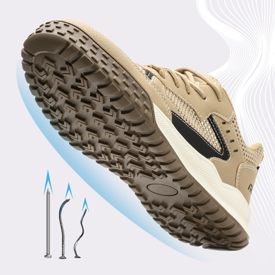 Breathable Lightweight Attack Shield And Anti-stab Leisure Safety Shoes