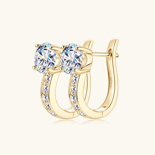 Fashion Simple High-grade Moissanite Earrings