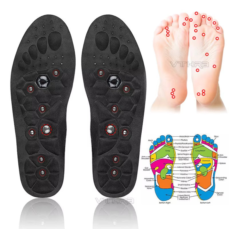 Medical Magnetic Insole Therapy Sports Insoles Orthopedic  Massage Foot Weight Loss Slimming