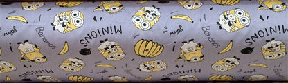 Cartoon Panda And Tiger Cotton Twill