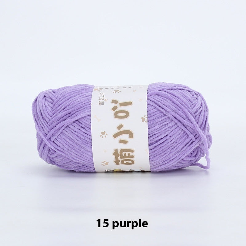 Chenille Wool Ball Hand-woven Diy