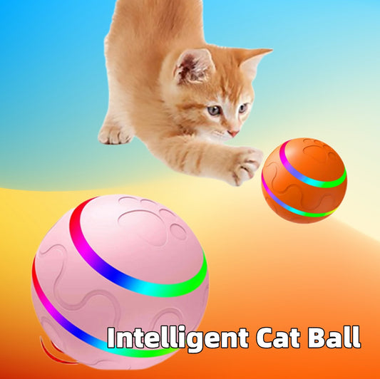 Smart Ball Toy for Cats and Dogs Self-Rotating Rechargeable Ball