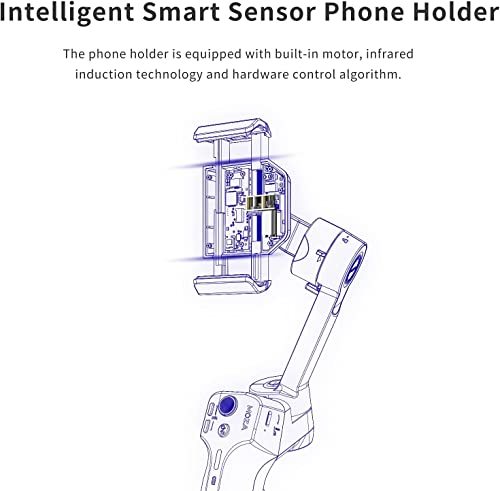 Moza Mini MX2 Smartphone Gimbal Handheld Stabilizer With Fast Tracking And Smart Gesture Control