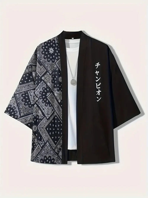 Chinese Style Summer Japanese Harajuku Style Hip Hop Kimono