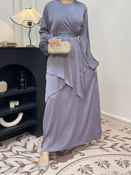 Women's Simple Solid Color Robe Dress