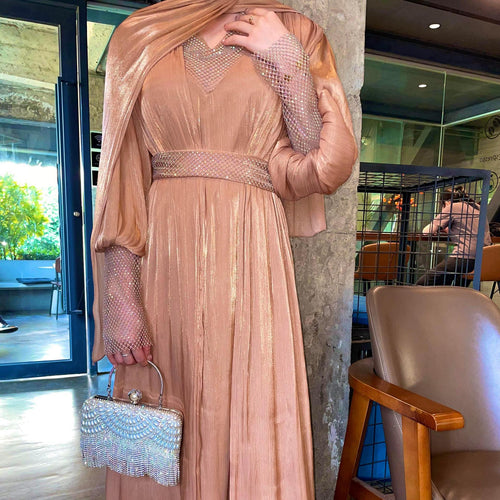 Chiffon Robe Middle East European And American Evening Dress