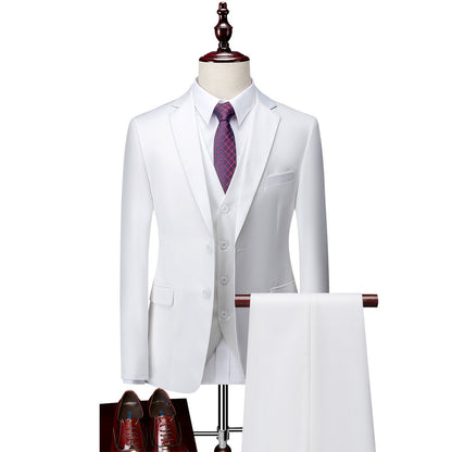 Suit Men's Bridegroom Business Casual Suit Vest