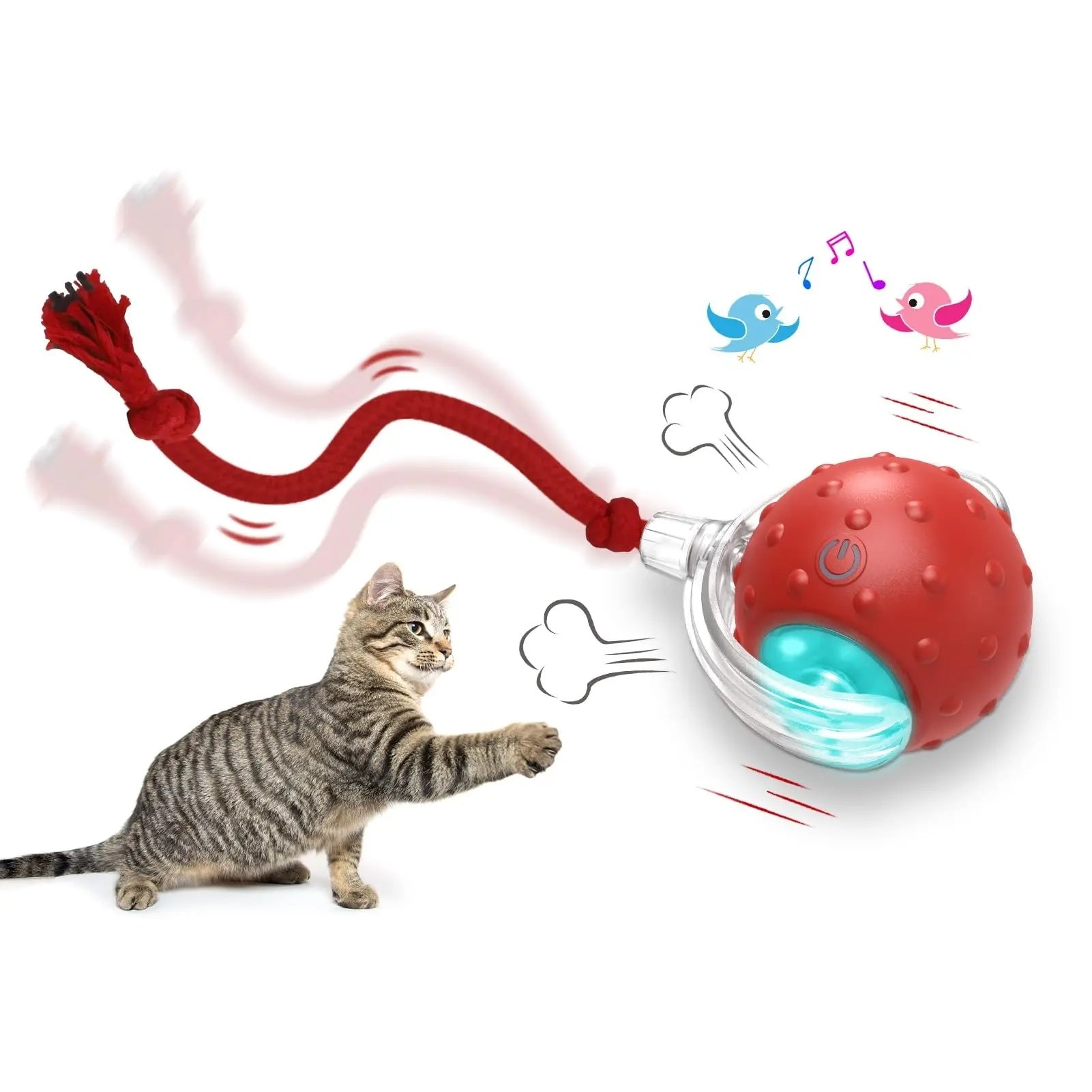 Interactive Cat And Dogs Toy Ball Super Drive Cat Rolling Ball