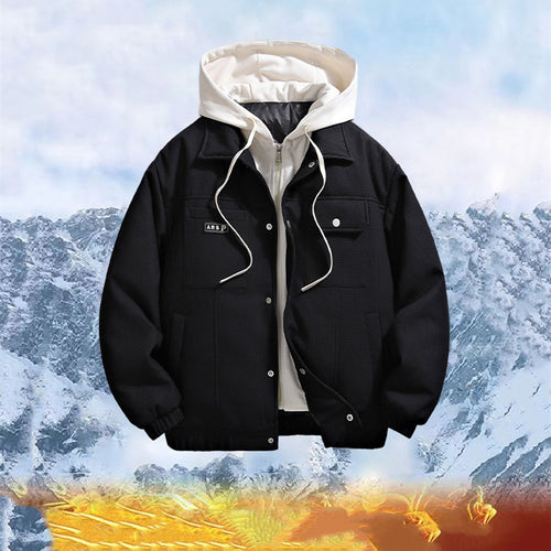 Retro Fake White Duck Down Waffle Down Jacket