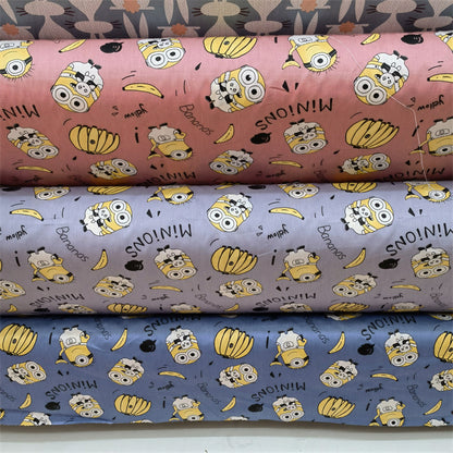 Cartoon Panda And Tiger Cotton Twill