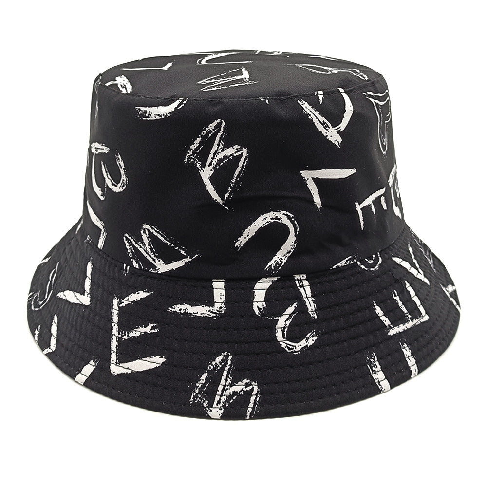 Love Letter Pattern Digital Printing Bucket Hat