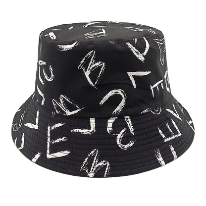 Love Letter Pattern Digital Printing Bucket Hat
