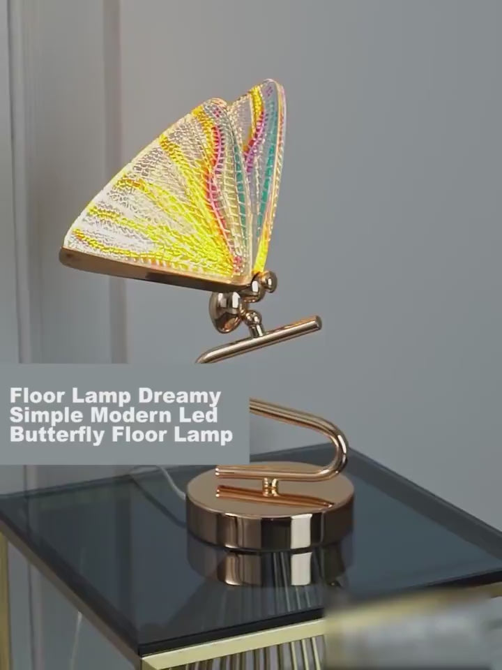 Floor Lamp Dreamy Simple Modern Led Butterfly Floo